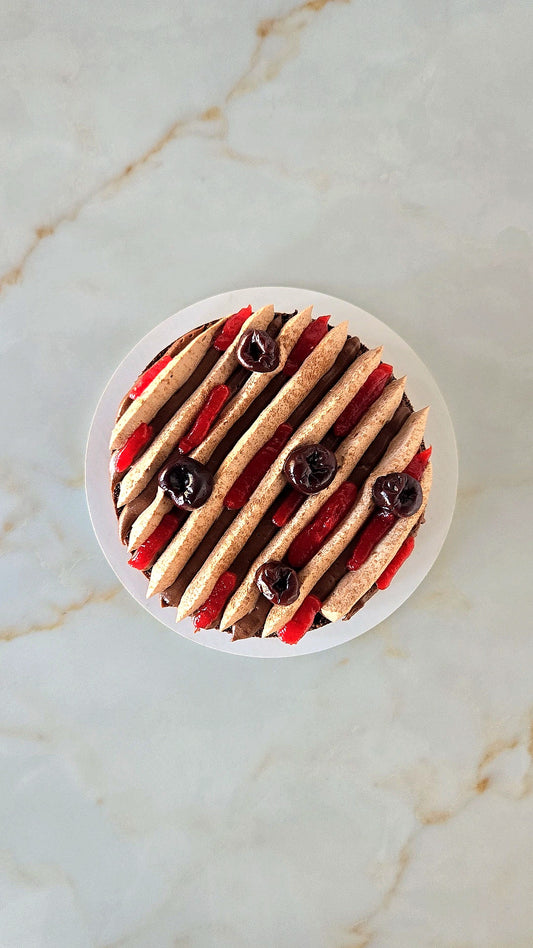 FORÊT NOIRE TART (CHERRY & CHOCOLATE TART)