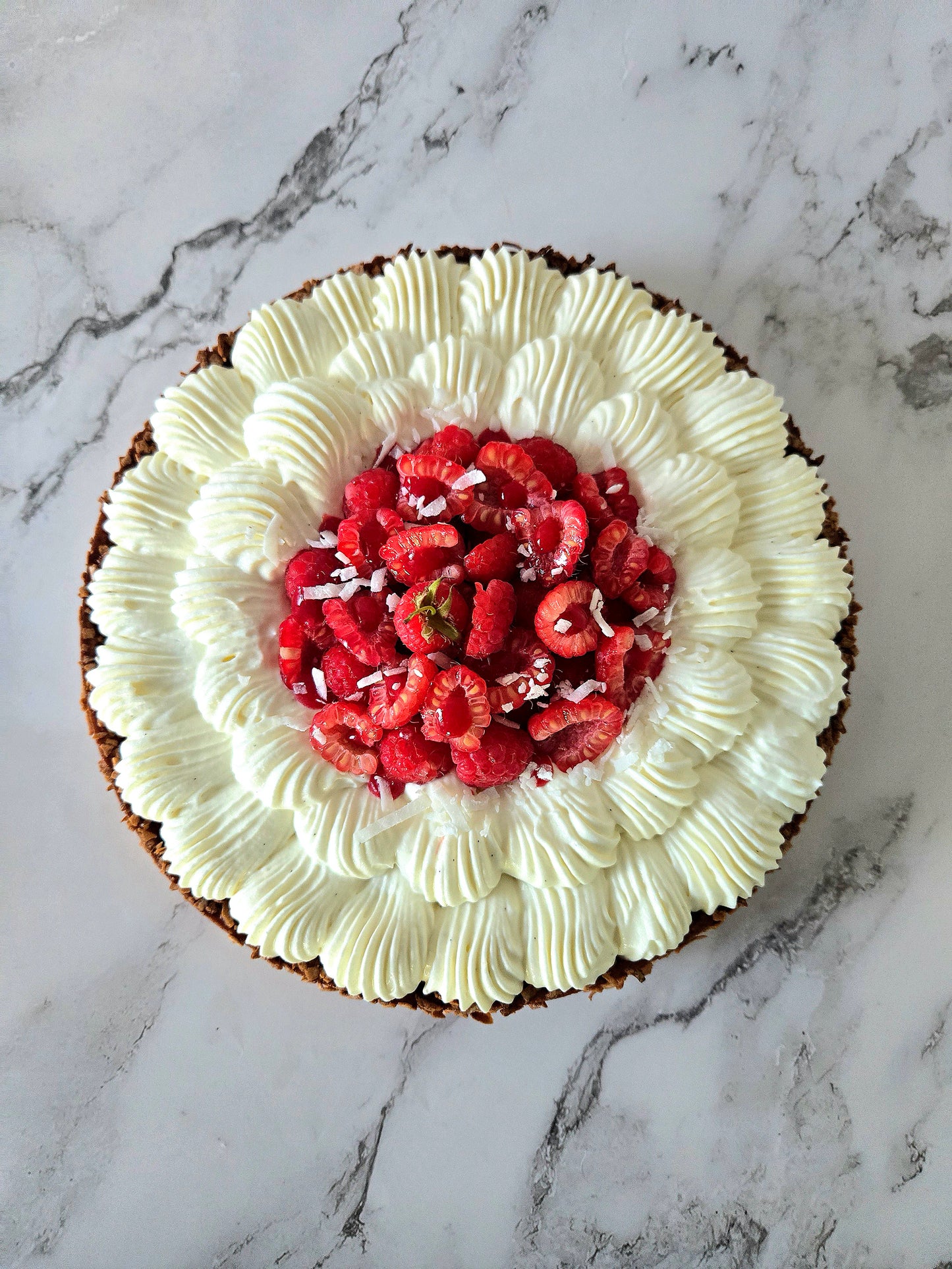 COCO FRAMBOISE TART (8-10 slices)