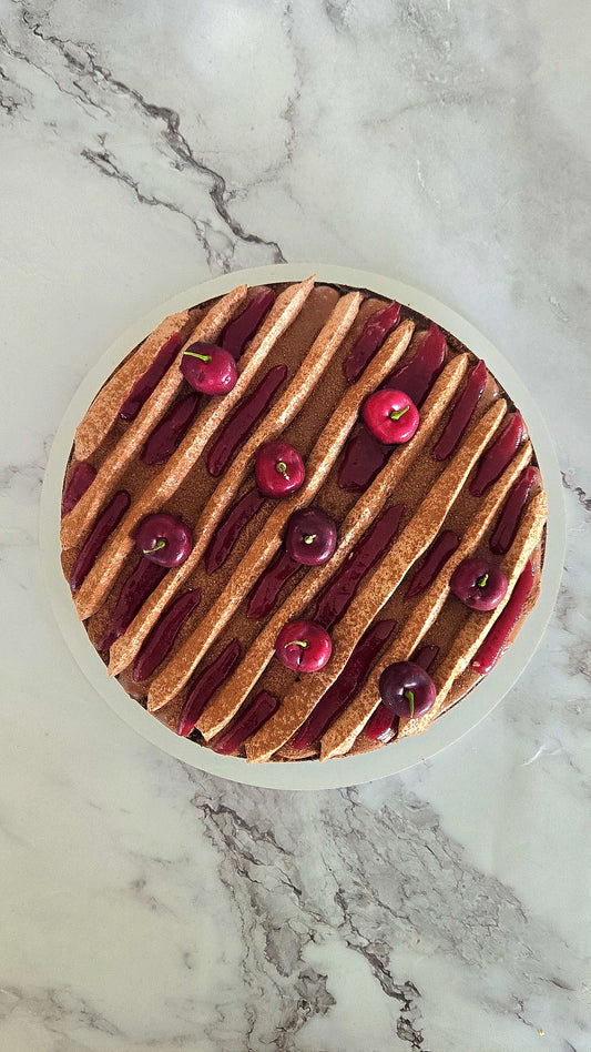 FORÊT NOIRE TART (CHERRY & CHOCOLATE TART)