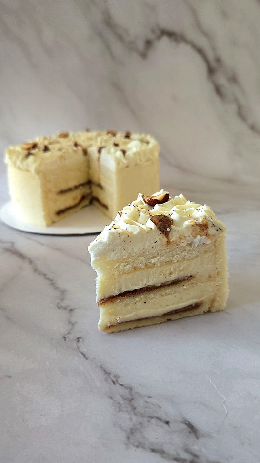 ROLL CAKE - VANILLA HAZELNUT (VANILLE NOISETTE)