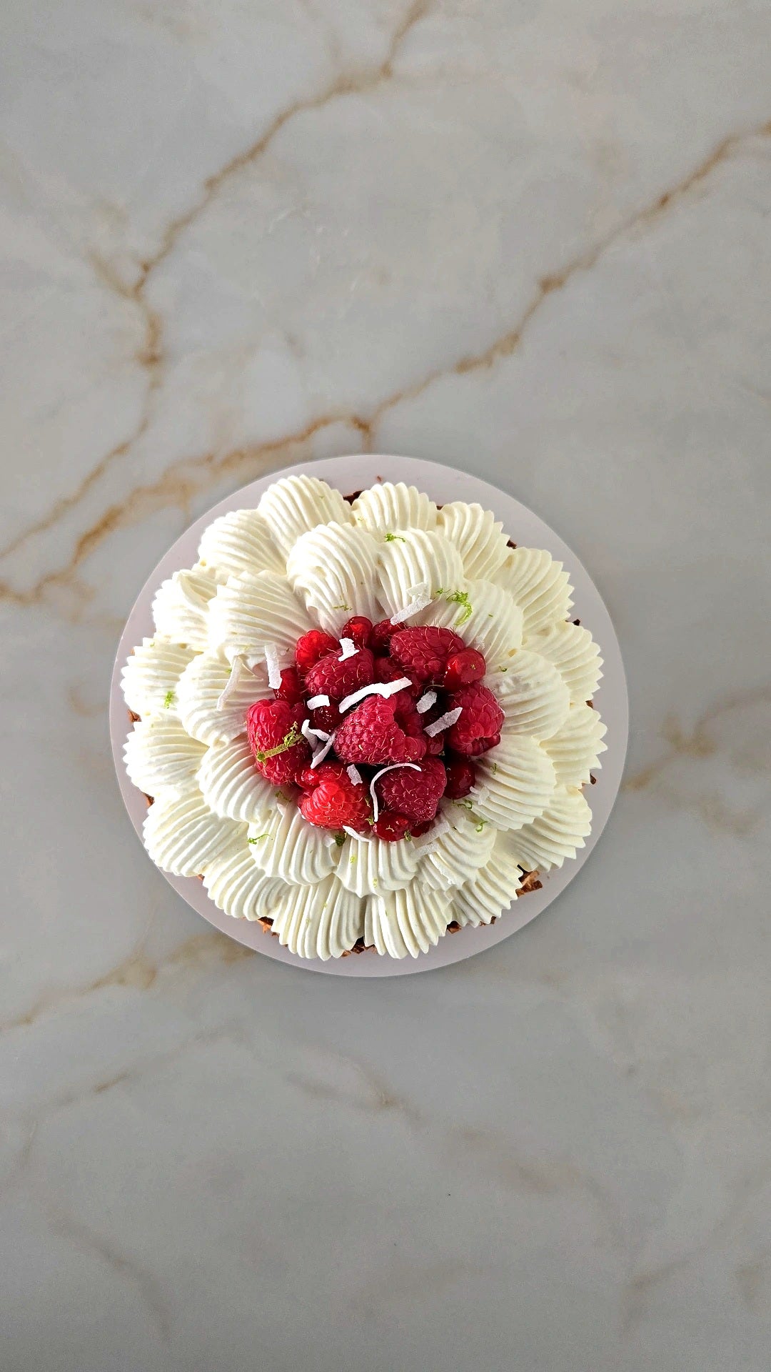 COCO FRUITS ROUGES TART (COCONUT RED BERRIES TART)